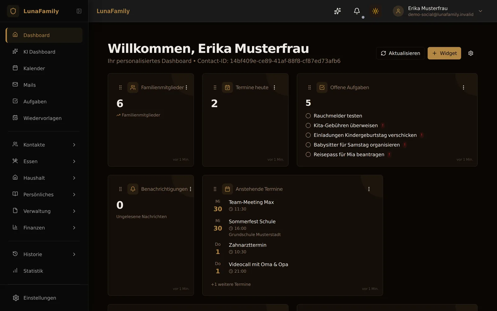 Das Familien-Dashboard: Termine, Aufgaben und Neuigkeiten auf einen Blick